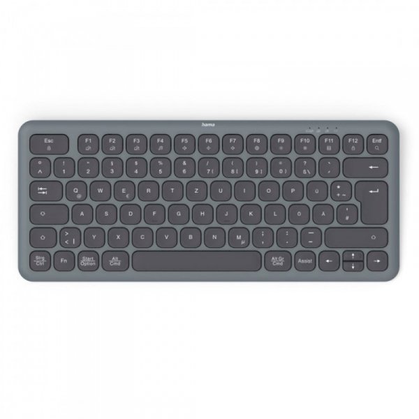 Hama Klawiatura WK-500 multi device Czarno-szara