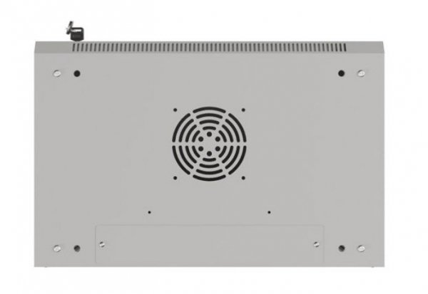 Lanberg Szafa instalacyjna rack wisząca 19" 6U 540x350 szara drzwi przeszklone ( flat pack)