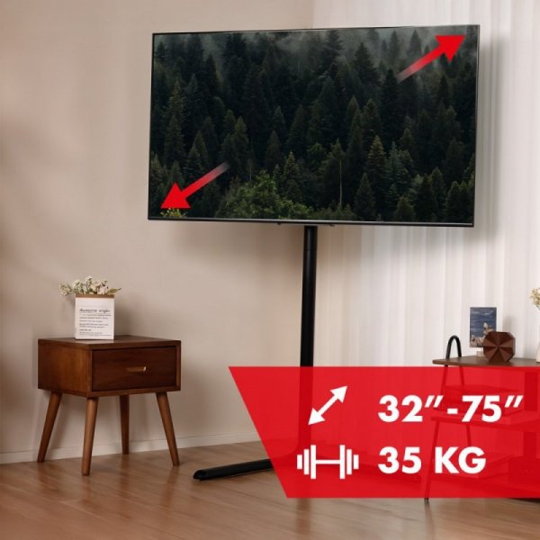 Maclean Stojak podłogowy do TV 32-70&#039; 40kg, MC-494 max VESA 400x400