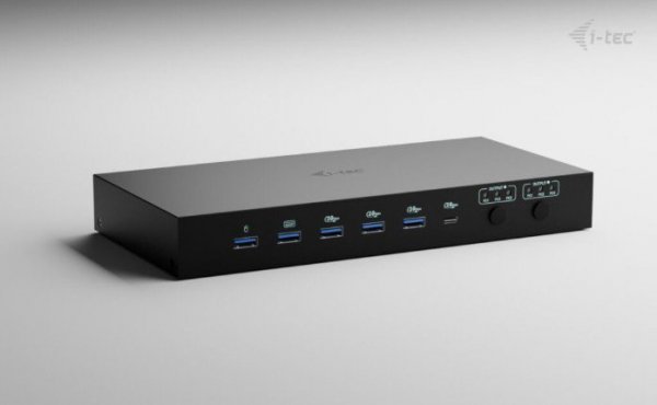 i-tec Stacja dokująca USB-C KVM Dock PRO Three Hosts Dual Video 2x Power Delivery max 92W