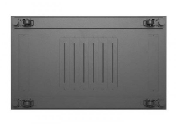 Lanberg Szafa instalacyjna rack stojąca 19" 22U 600x1000 czarna drzwi   przeszkolne ( flat pack)