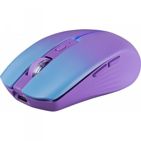 Defender Mysz bezprzewodowa MYSTERY MM-301 RF+BT 1600DPI 6P fioletowa