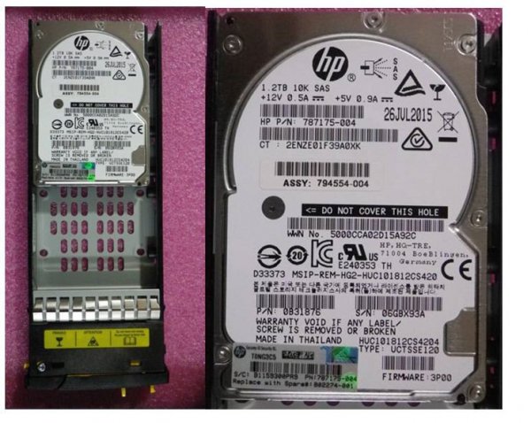 Hewlett Packard Enterprise DRV 1.2TB HDD 6G SAS 10K SFF **Refurbished**
