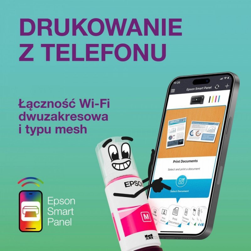 Epson Urządzenie wielofunkcyjne L6376 ITS białe A4/35ppm/W(LAN)/ADF2Scopy/100k