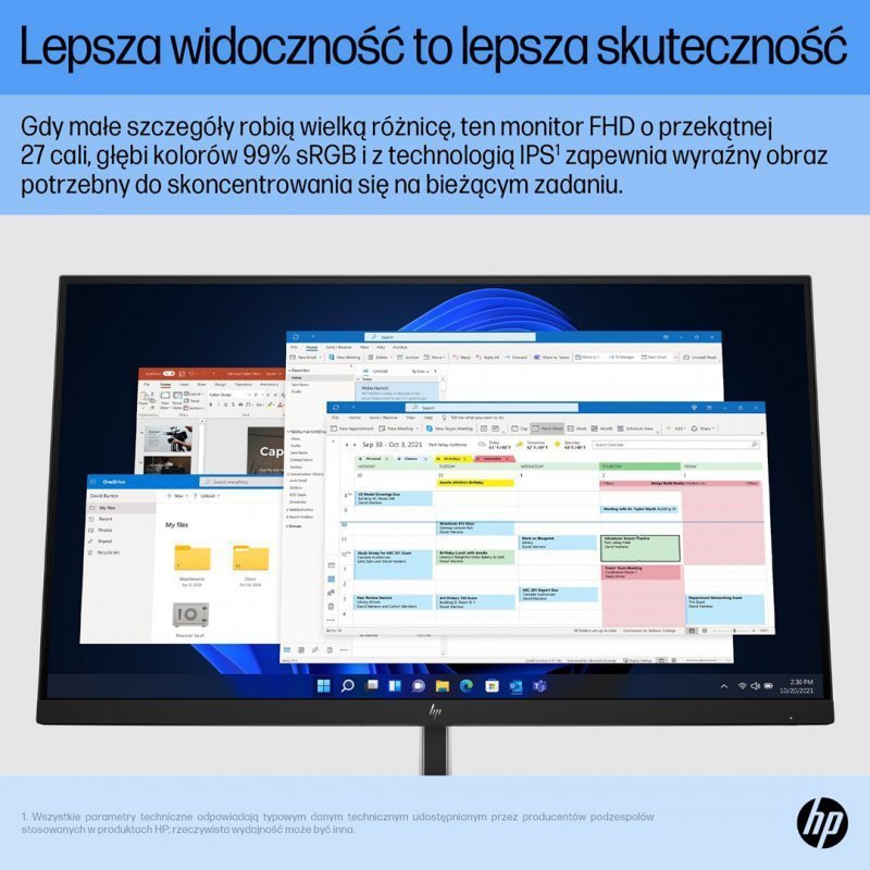 MONITOR HP LED 27&quot; E27 G5 (6N4E2AA)
