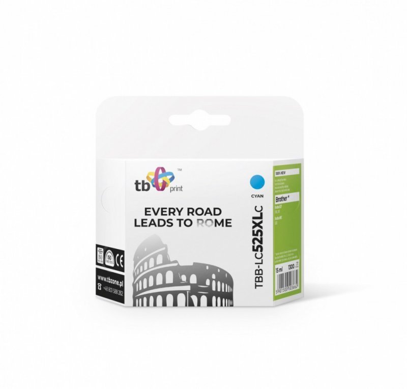 TB Print Tusz do Brother LC529^539  TBB-LC525XLC CY