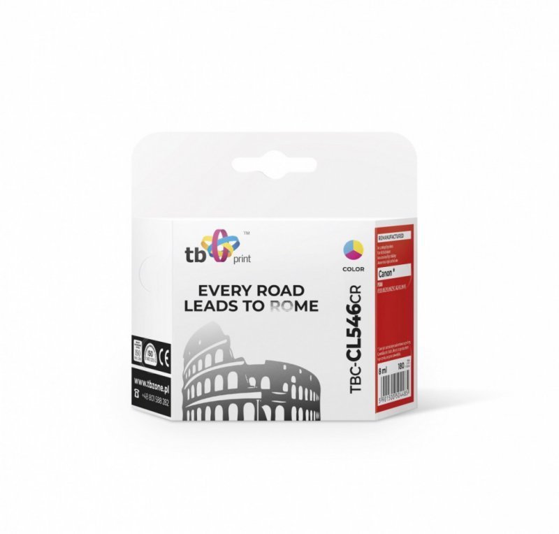 TB Print Tusz TB do Canon PIXMA iP2850^MG2950^2550^2450^MX495 TBC-CL546CR ref.