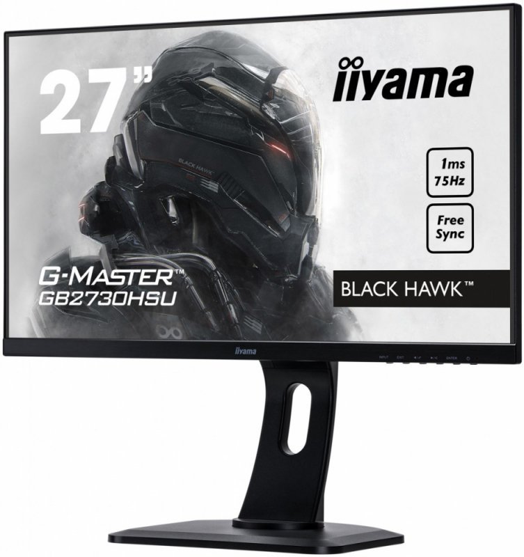 IIYAMA Monitor 27 GB2730HSU-B1 1MS,HDMI,DP,USB,PIVOT,FLICKER FREE,
