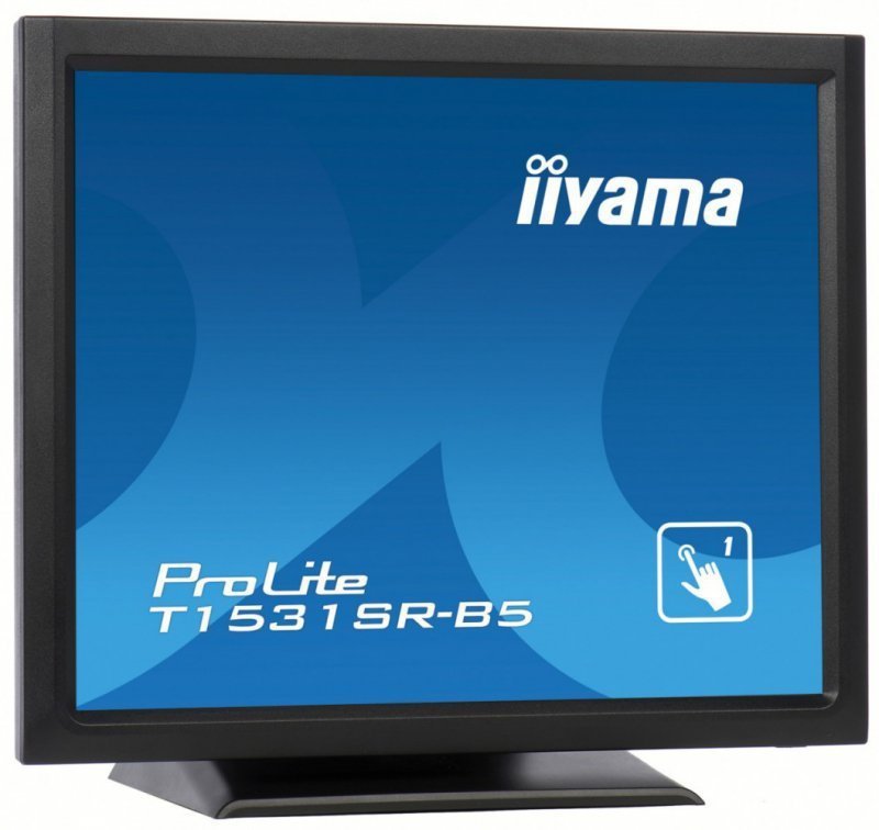 IIYAMA Monitor 15 T1531SR-B5 TN, RESISTIVE, HDMI, DP, VGA, głośniki, IP54