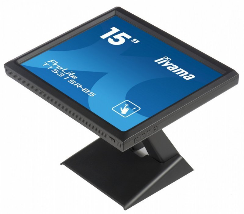 IIYAMA Monitor 15 T1531SR-B5 TN, RESISTIVE, HDMI, DP, VGA, głośniki, IP54