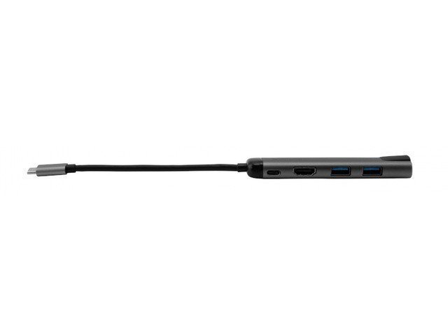 Verbatim Multi Port USB-C 3.1, 2x USB 3.0, HDMI 4K, type-c, RJ-45