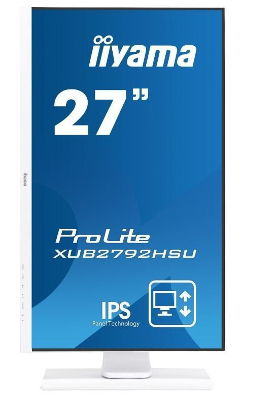 IIYAMA Monitor 27 cali XUB2792HSU-W1 IPS,FHD,HDMI,DP,VGA,SLIM,USB,4MS,GŁOŚNIK