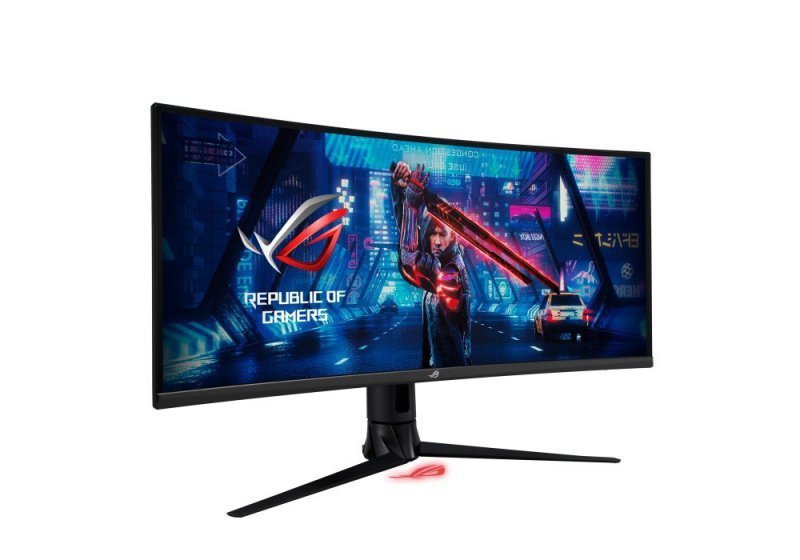 Asus Monitor 34 cale XG349C ROG STRIX UWQHD 144^180Hz IPS DP HDMI USB-C KVM 1900R Głośnik