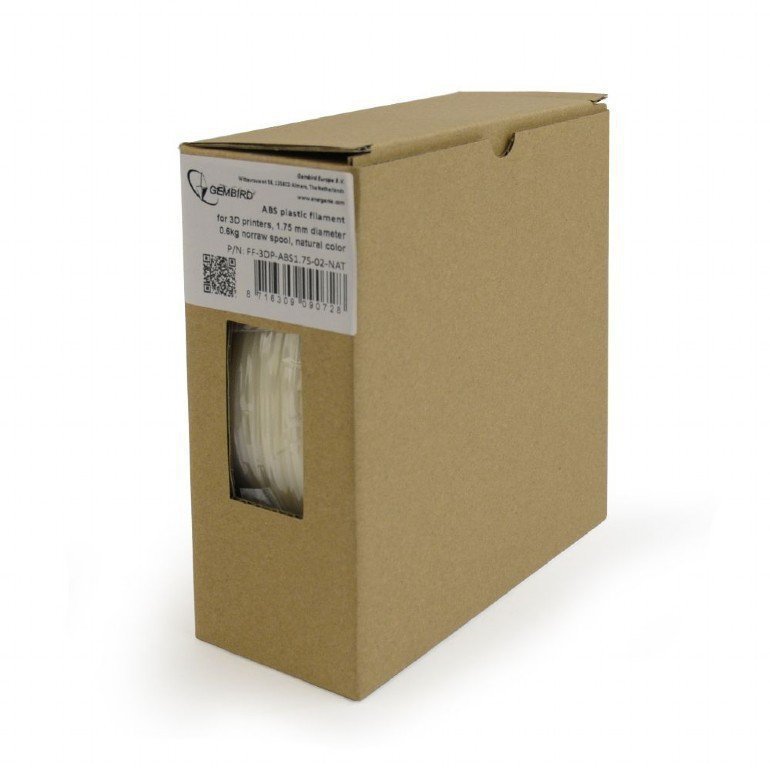 Gembird Filament drukarki 3D ABS^1.75mm^naturalny