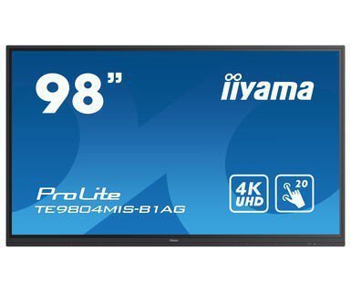 IIYAMA Monitor 98 cali TE9804MIS-B1AG PureTouch-IR,IPS,24^7,4K,USB-C
