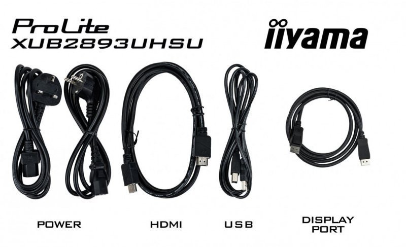 IIYAMA Monitor 28 cali XUB2893UHSU-B1 IPS,USB3.0,HDMI,DP,4K,3ms,300cd