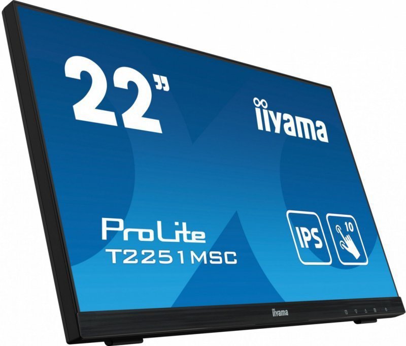 IIYAMA Monitor 22 cale T2251MSC-B1 10 PKT.,IPS,HDMI,DP