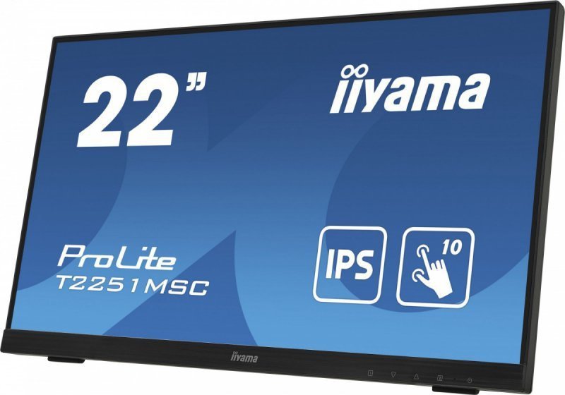 IIYAMA Monitor 22 cale T2251MSC-B1 10 PKT.,IPS,HDMI,DP