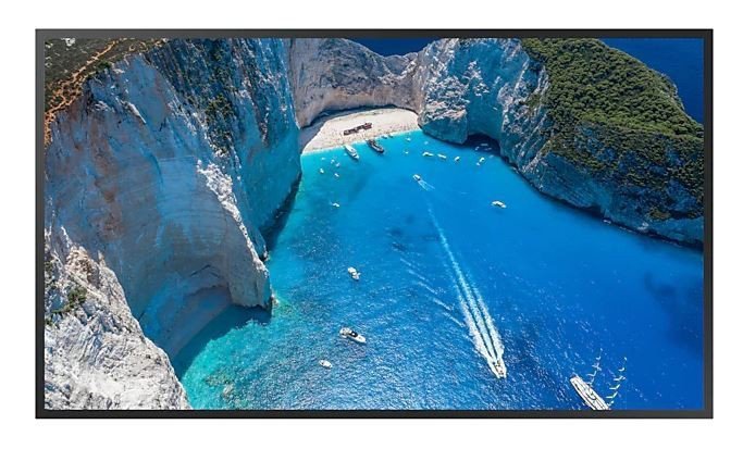Samsung Monitor profesjonalny OM75A 75 cali Błyszczący 24h^7 4000(cd^m2) 3840 x 2160 (UHD) S7 Player (Tizen 5.0) Wi-Fi 3 lata On
