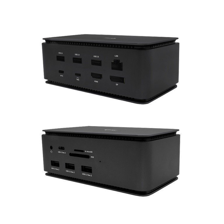 i-tec Stacja dokująca USB4 Metal Dual 4K HDMI DP + Power Delivery 80W