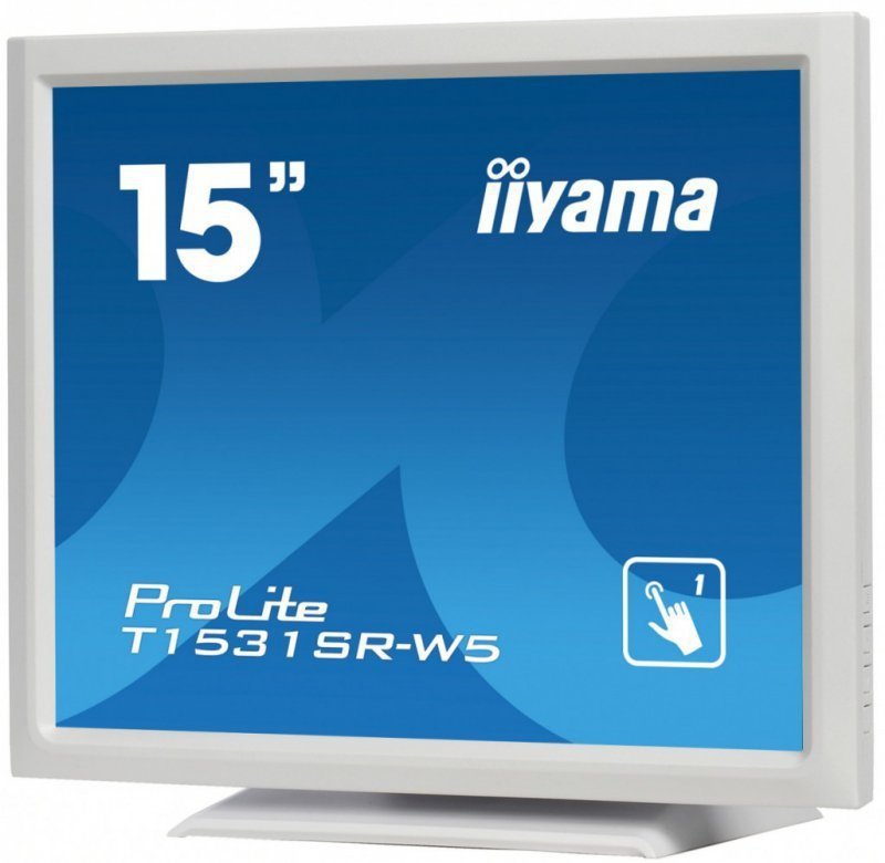 IIYAMA Monitor 15 cali T1531SR-W5 TN,RESISTIVE,HDMI,DP,VGA,głośniki,IP54