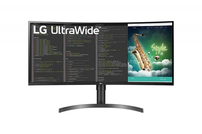 LG Electronics Monitor 35 cali 35WN65C-B 21:9 QHD Curved AMD FreeSync