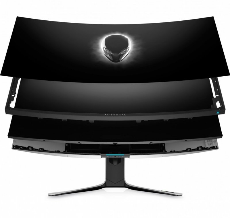 Dell Monitor Alienware AW3821DW 37.5 cali Curved NVIDIA G-Sync Ultimate NanoIPS 4K (3840x1600) ^21:9^DP^2xHDMI^5xUSB 3.2^3Y AES&