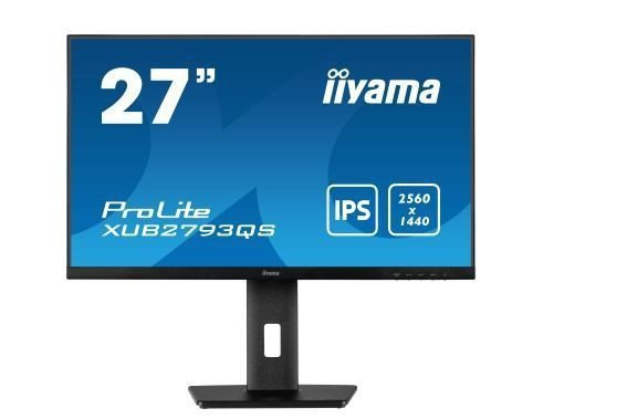IIYAMA Monitor 27 cali XUB2793QS-B1 IPS,WQHD,2xHDMI,DP,2x2W,HAS,300cd^m2