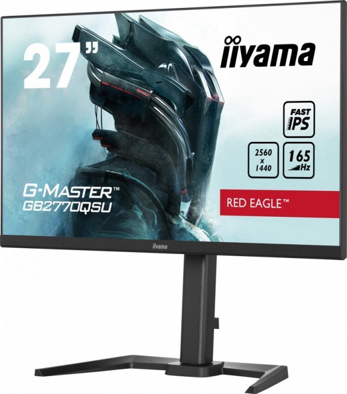 IIYAMA Monitor 27 cali GB2770QSU-B5 0.5ms,IPS,DP,HDMI,165Hz,HAS(150mm)