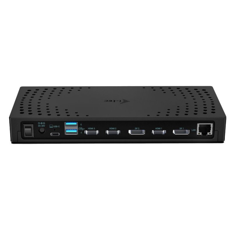 i-tec Stacja dokująca USB 3.0 ^ USB-C ^ Thunderbolt, 3 x 4K Gen 2 + zasilanie 100 W