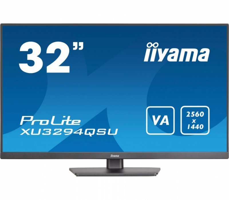 IIYAMA Monitor 31.5 cala XU3294QSU-B1 VA,WQHD,HDMI,DP,USB 3.0,2x2W