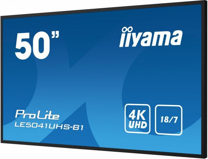IIYAMA Monitor wielkoformatowy 50 cali LE5041UHS-B1 VA,4K,18^7,LAN,USB,HDMI