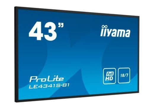 IIYAMA Monitor wielkoformatowy 43 cale LE4341S-B1 IPS,FHD,18^7,LAN,HDMI