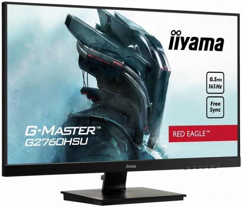 IIYAMA Monitor G-Master 27 cali G2760HSU-B3 TN,165Hz,0.5ms,400cd^m2,HDMI,DP,USB