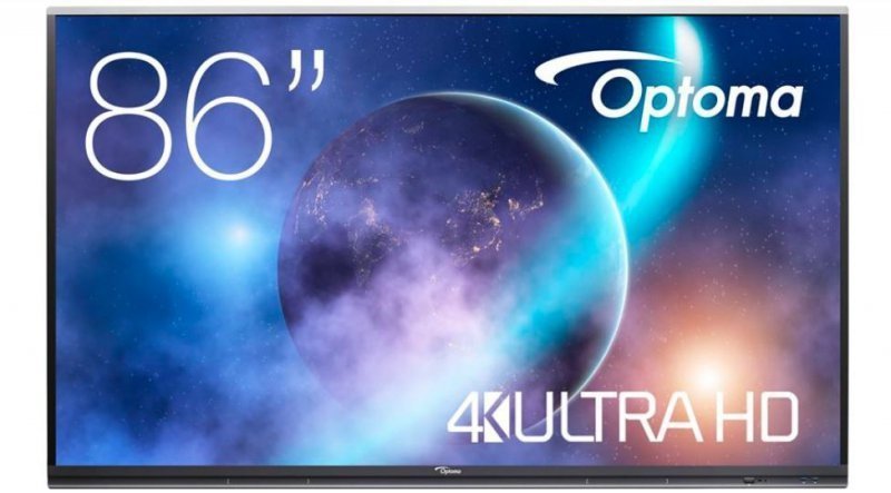 Optoma Monitor interaktywny 86 cali 5862RK+ 5 lat gwar.EDU+1 rok mozabook clasroom za darmo; INFRARED,40pkt,4K,2x20W,USB-C,WIFI+