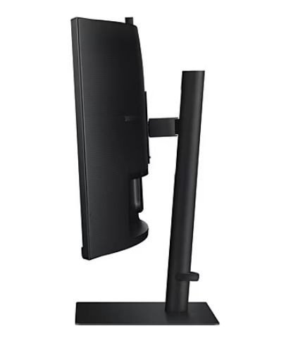 Samsung Monitor 34 cale ViewFinity S65VC VA 3440x1440 UWQHD 21:9 1xHDMI 1xDP 1xUSB-C 90W 2xUSB-A LAN 5ms HAS Webcam głośniki zak