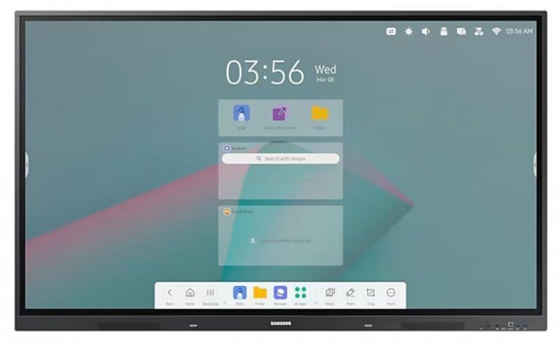 Samsung Monitor interaktywny WA65C 65 cali Dotykowy 16h^7 400(cd^m2) 3840 x 2160 (UHD) Android 11 WiFi^BT 3 lata On-Site (LH65WA