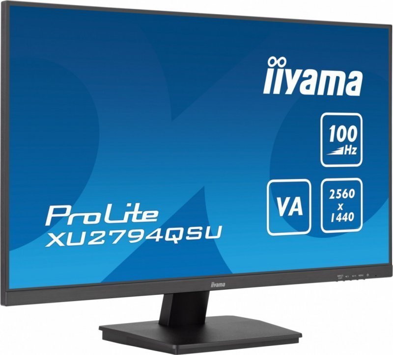 IIYAMA Monitor 27 cali XU2794QSU-B6 VA,QHD,HDMI,DP,100Hz,2xUSB 3.2,2x2W