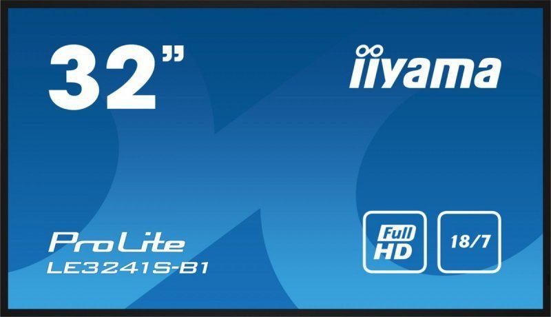IIYAMA Monitor wielkoformatowy 31.5 cala LE3241S-B1 IPS^FHD^HDMI^18.7^RJ45^2x10W