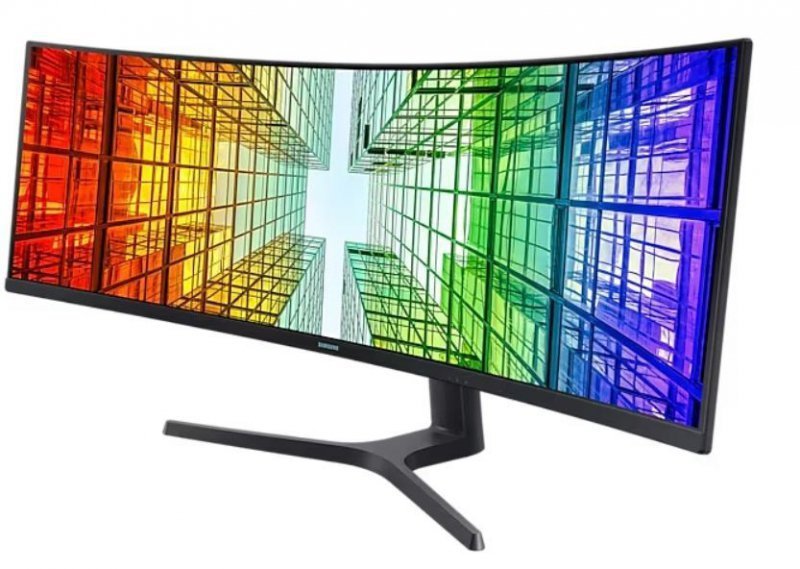Samsung Monitor 49 cali ViewFinity S95UC VA 5120x1440 DQHD 32:9 2xHDMI 1xDP 1xUSB-C (90W) 3xUSB 3.0 LAN 5ms PinP^PbyP 120Hz HAS