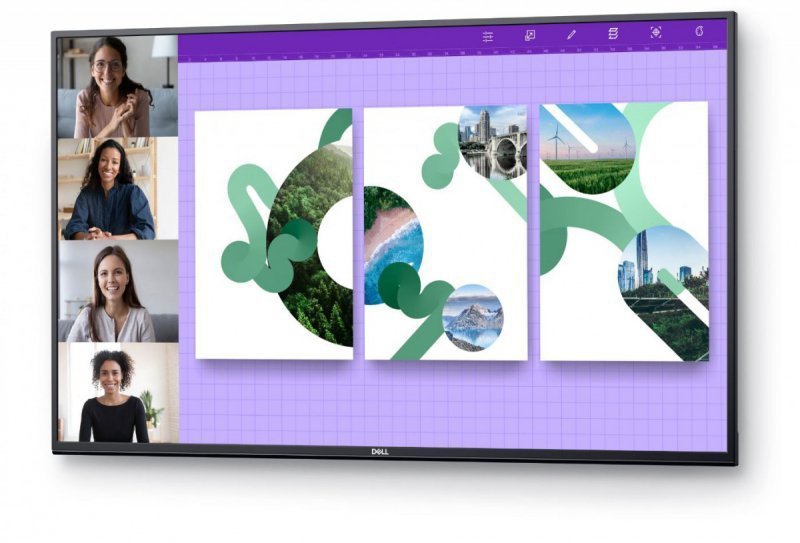 Dell Monitor P5524Q 54.6 cala LED VA UHD 4K (3840x2160)^16:9^HDMI^DP^VGA^USB^RS 232^RJ-45^3Y AES