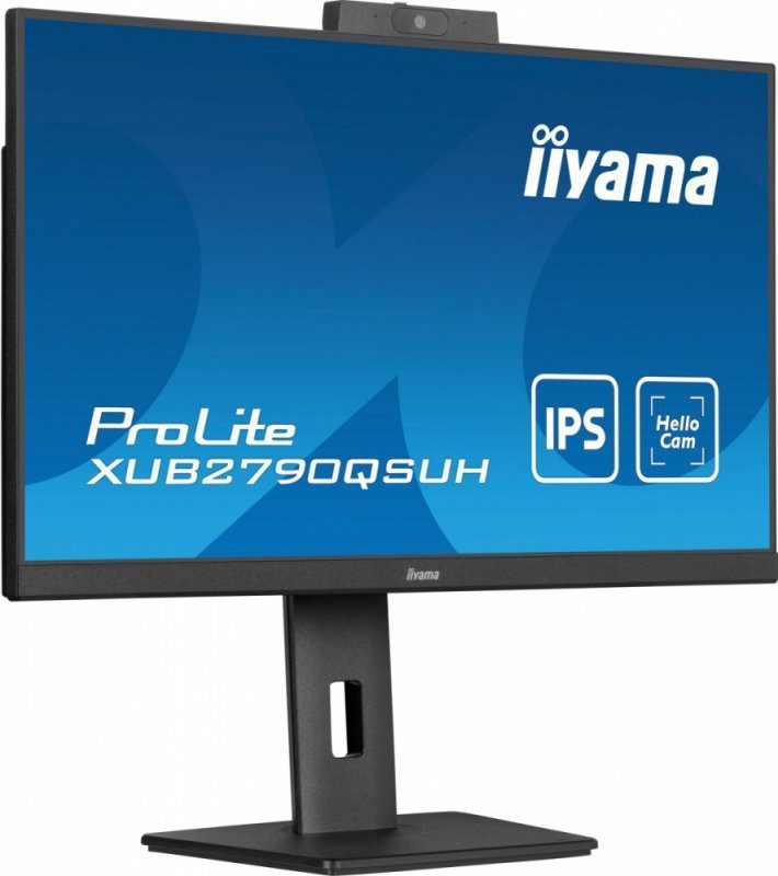 IIYAMA Monitor 27 cali XUB2790QSUH-B1 IPS,QHD,CAM,MIC,HDMI,DP,3xUSB(3.2),  100Hz,ADAPTIVE SYNC,FlickerFree,2x2W,WINDOWS HELLO
