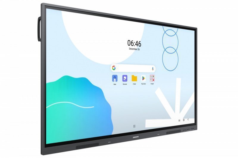 Samsung Monitor interaktywny WA86D 86 cali Dotykowy 16h^7 400(cd^m2) 3840x2160 (UHD) Android 13 3xHDMI 5xUSB 1xRJ45 WiFi^BT 3 la