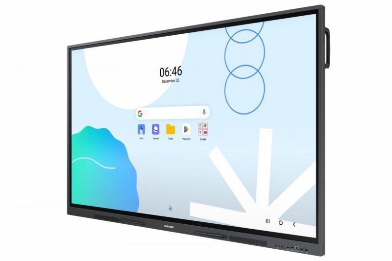 Samsung Monitor interaktywny WA65D 65 cali Dotykowy 16h^7 400(cd^m2) 3840x2160 (UHD) Android 13 3xHDMI 5xUSB 1xRJ45 WiFi^BT 3 la