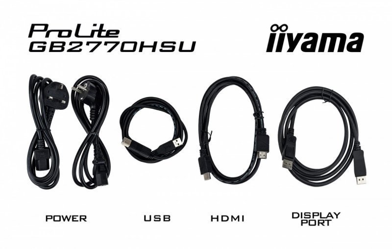 IIYAMA Monitor 27 cali GB2770HSU-B6 0.2ms,IPS,DP,HDMI,180Hz