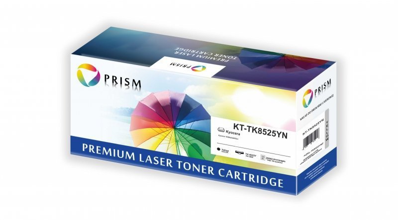 PRISM Kyocera Toner TK-8525Y Yellow 20K 100% new 1T02RMANL1