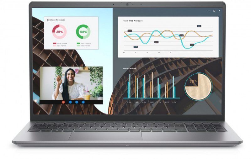 Dell Notebook Vostro 15 (3530) Win11Pro i5-1335U^8GB^512GB SSD^15.6 FHD^Intel UHD^FgrPr^Cam & Mic^WLAN + BT^Backlit Kb^3 Cell^3Y
