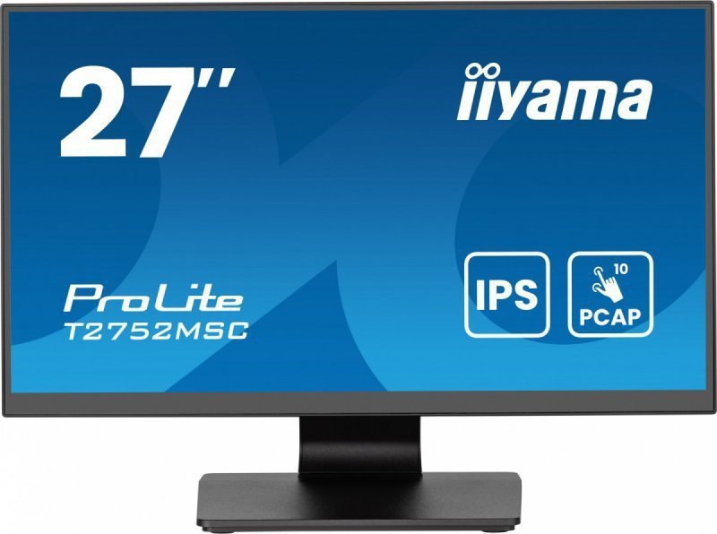 IIYAMA Monitor 27 cali T2752MSC-B1AG 10 PKT. POJ,IPS,HDMI,DP,2x1W,7H,2xUSB,  400cd^m2,AG-(Anti Glare)