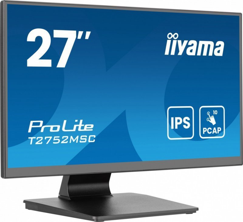 IIYAMA Monitor 27 cali T2752MSC-B1AG 10 PKT. POJ,IPS,HDMI,DP,2x1W,7H,2xUSB,  400cd^m2,AG-(Anti Glare)