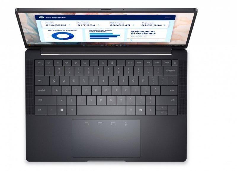 Dell Laptop Dell Pro 13 Premium PA13250^Ultra 7 268V^32GB^512GB SSD Gen4 CL35^13.3 QHD+ Touch^Arc^FgrPr^Cams&Mic^WLAN+BT^Bck Kb^